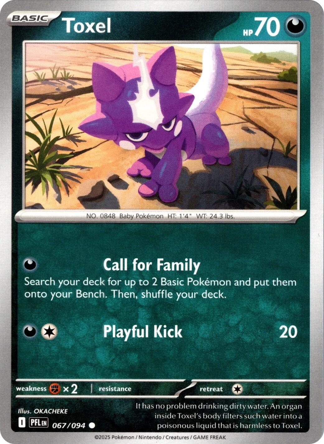 Toxel 067/094 (Reverse Holographic)