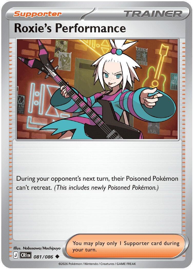Roxie’s Performance 081/086 (Reverse Holographic)