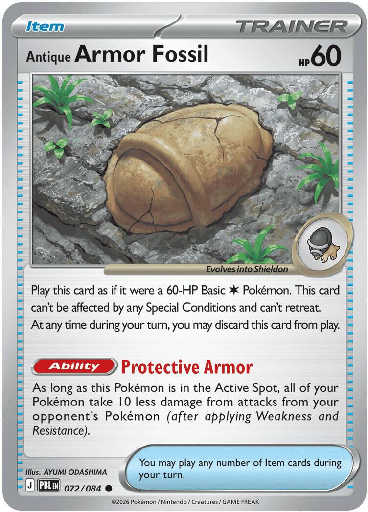 Antique Armour Fossil 072/084