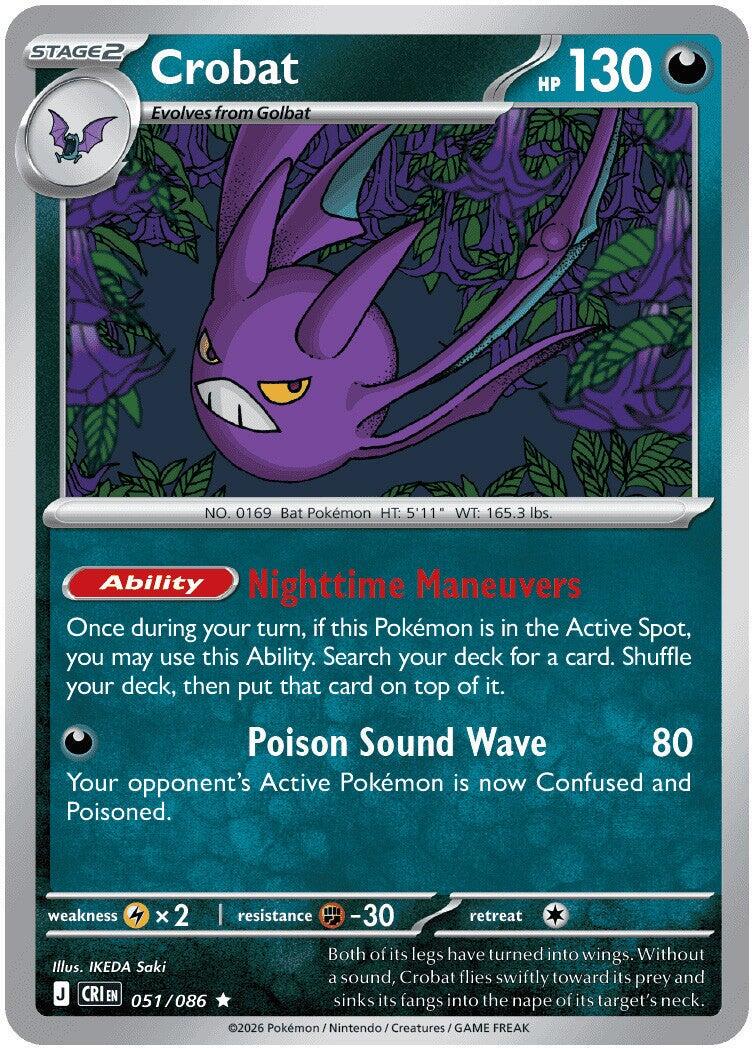 Crobat 051/086 (Reverse Holographic)