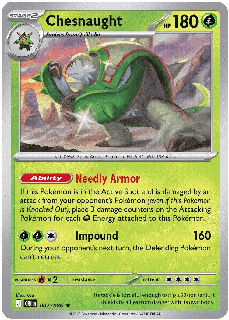 Chesnaught 007/086 (Holographic)