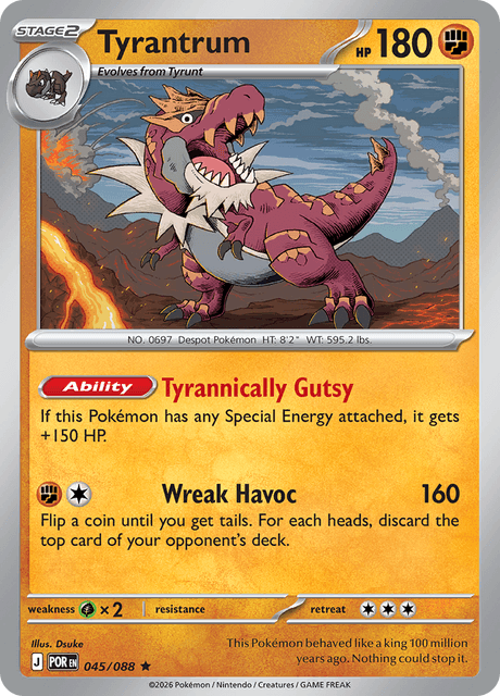 Tyrantrum 045/088 (Holographic)