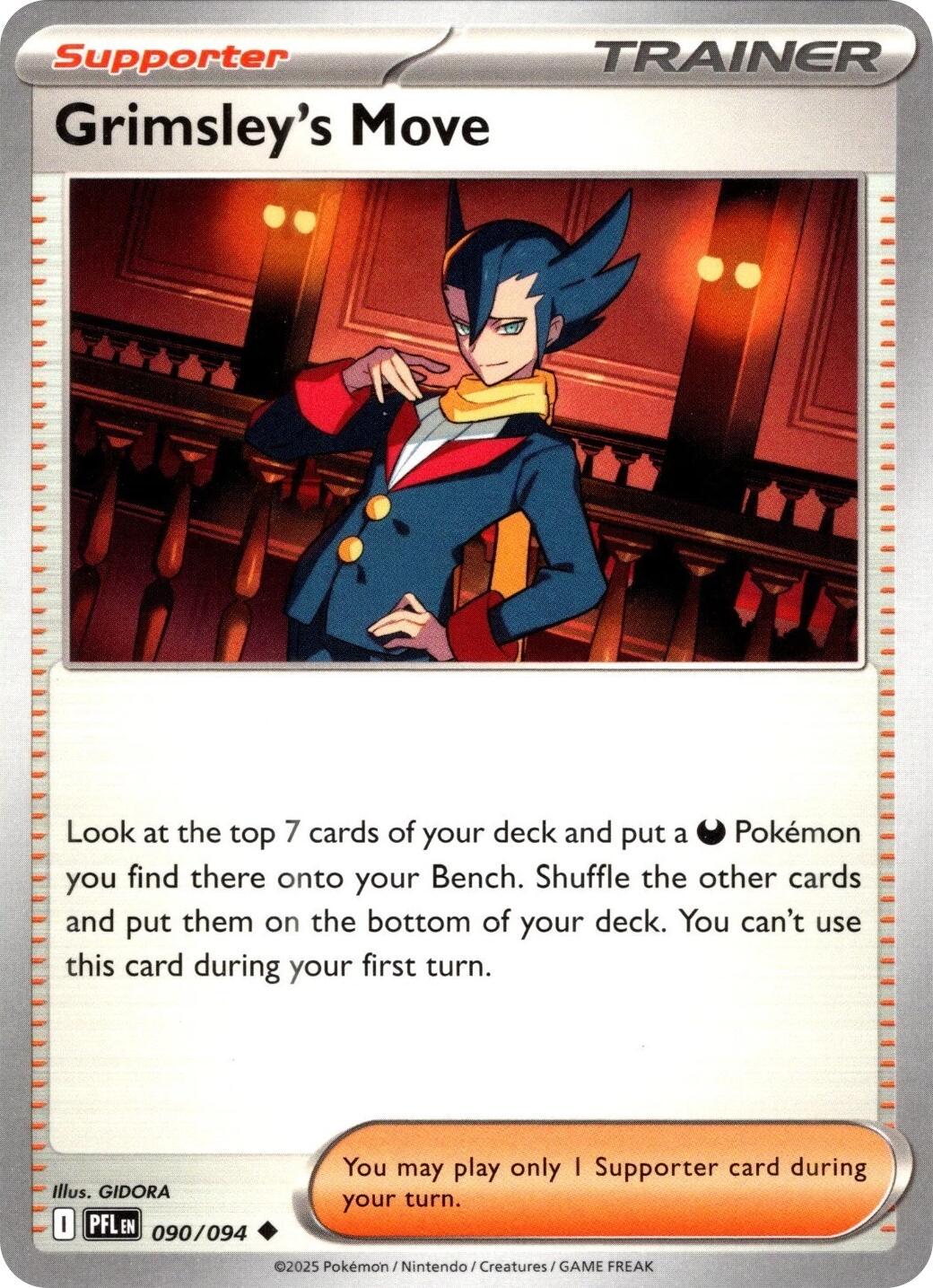Grimsley’s Move 090/094 (Reverse Holographic)