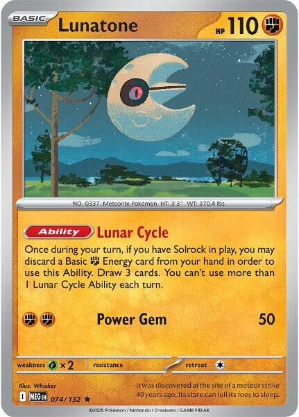Lunatone 074/132 (Holographic)