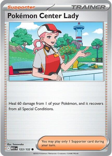 Pokémon Centre Lady 123/132 (Reverse Holographic)