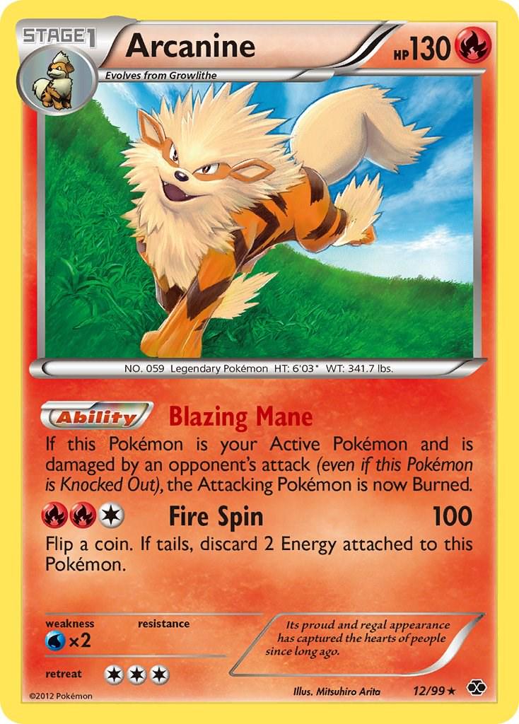 Arcanine 12/99 (Reverse Holographic)