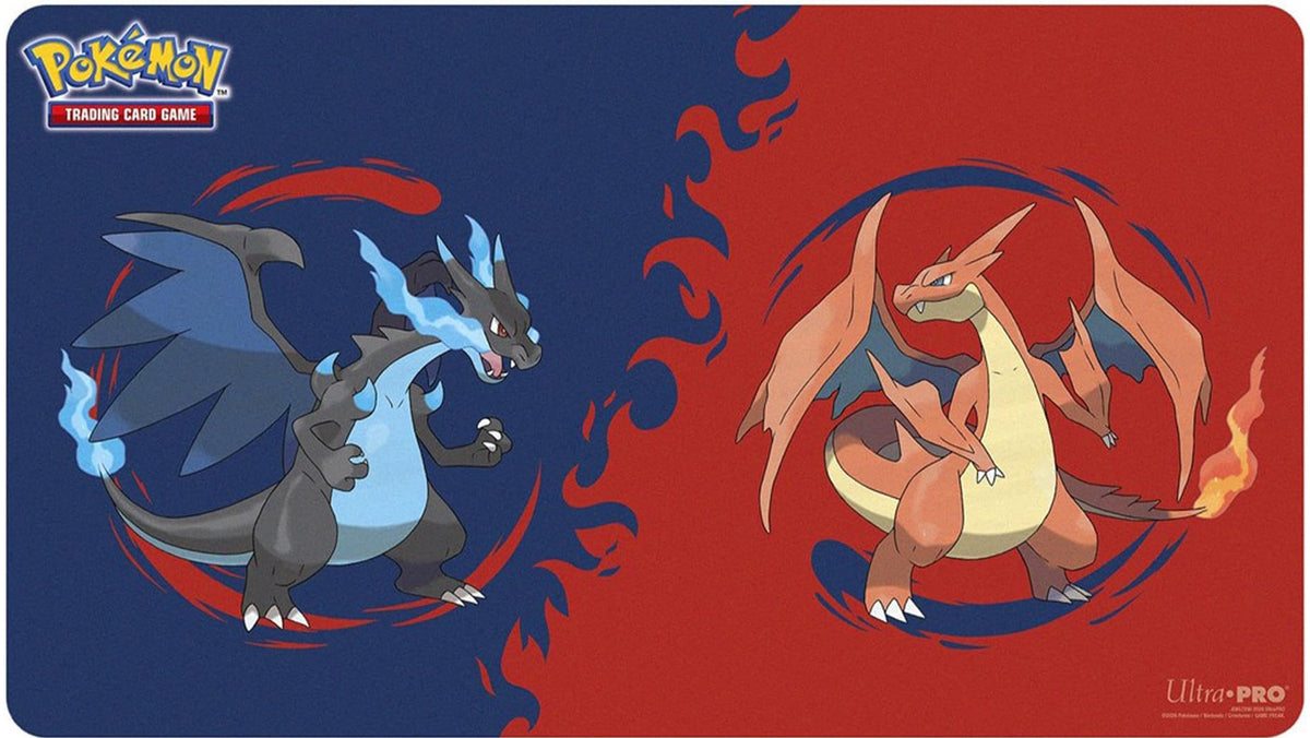 Mega Charizard X & Mega Charizard Y (Ultra Pro) Playmat (Open Box)